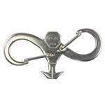 Bison Monkey Man Carabiner Stainless Steel - Double Gated Carabiner Bottle