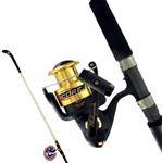 Shakespeare Ugly Stik 10' Saltwater Fishing Rod & Reel - High Quality