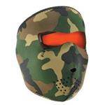 Zanheadgear Woodland Camouflage/Hi Res Neo Full Face Mask - Weather Resistant