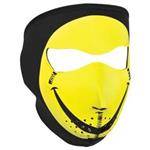 Zanheadgear Yellow Smiley Face Neo Full Face Mask - Weather Resistant Protection