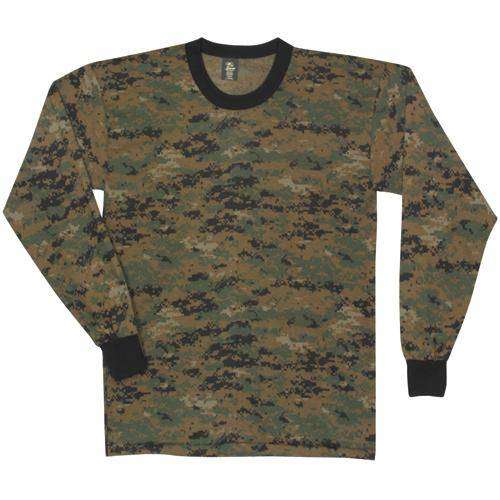 woodland camouflage t shirt