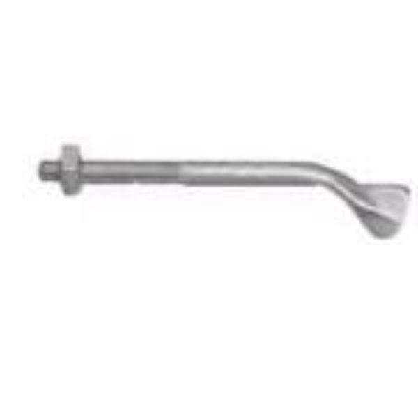 5/8''X14'' Galv Angle Eye Bolt Through Bolt Anchor/Support Bolts For Cable Lines