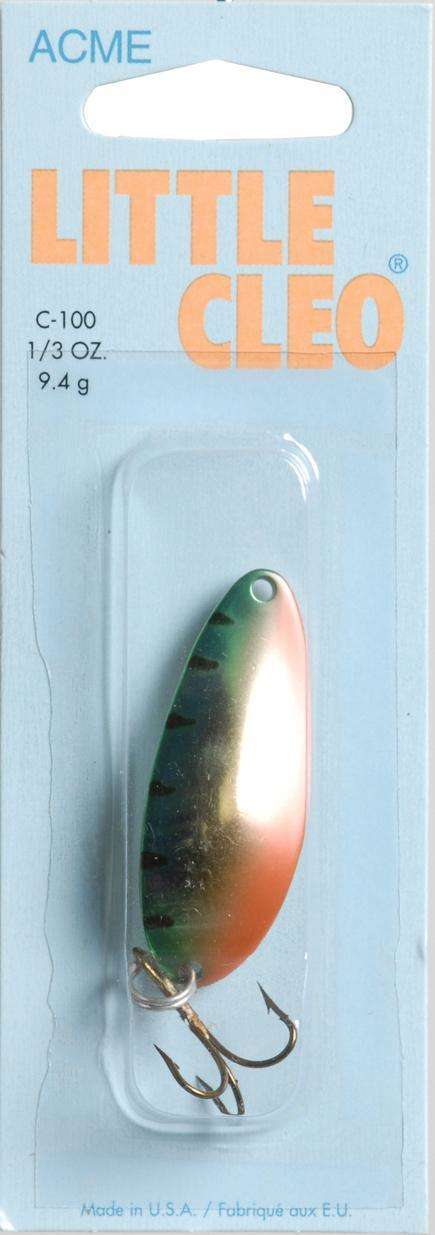 ACME Metallic Perch Little Cleo Lure 1/3 Ounce - Ideal For Trout