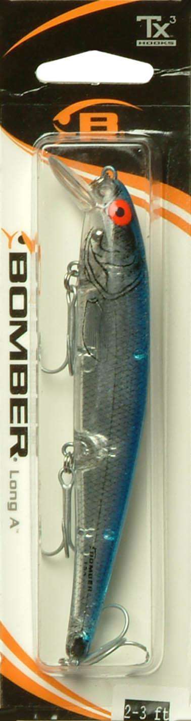 Bomber Silver Blue Back Long A Fishing Lure/Hook 3/8 Ounce - Lifelike at  Outdoor Shopping