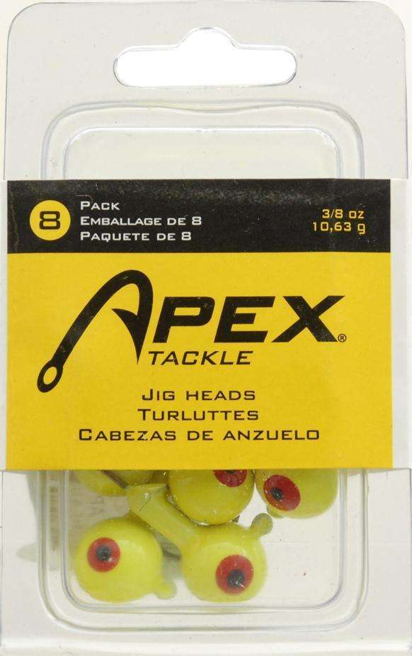 Jig Heads 3/8 Ounce 8 Pack Chart Jig Heads 3/8 Ounce 8 Pack Chart at Outdoor Shopping