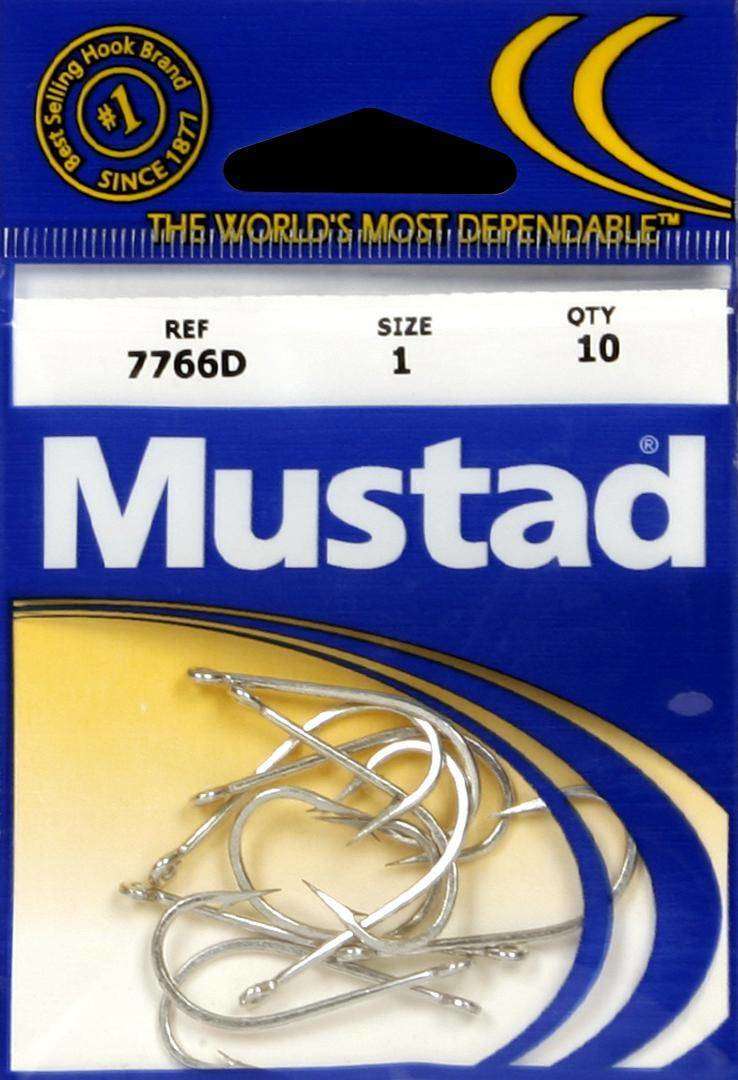 Mustad Tarpon Hook Duratin 10 Per Pack Size 1 - Extra Short Shank, Ringed  at Outdoor Shopping