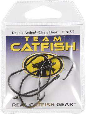 Team Catfish Black Double Action Dead Finish Hook Size 0/5 - Super