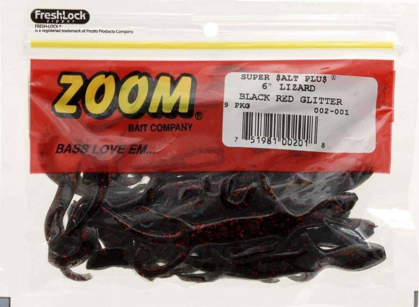 Zoom Super Salt Plus 6" Lizard Pumpkin Orange Glitter 9pkg ** Zoom Super Salt Plus 6" Lizard Pumpkin Orange Glitter 9pkg **