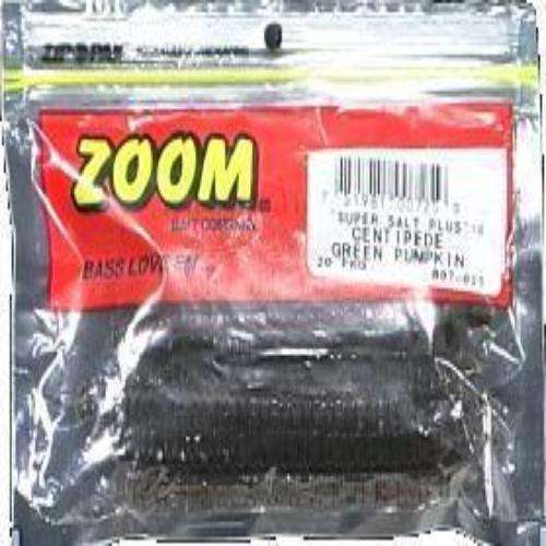 Zoom Green Pumpkin Centipede Bait 20 Pack - Super Soft, Salt-Impregnated Plastic at Outdoor Shopping