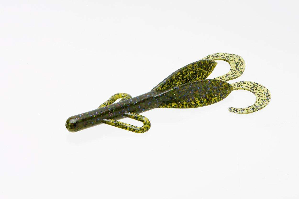 Zoom Watermelon Candy Red Brush Hog Bait 8 Pack 6'' Wing Like