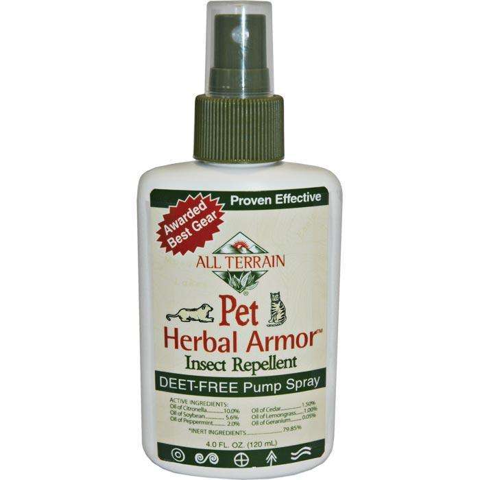 All Terrain Pet Herbal Armor Insect Repellent DeetFree Pump Spray
