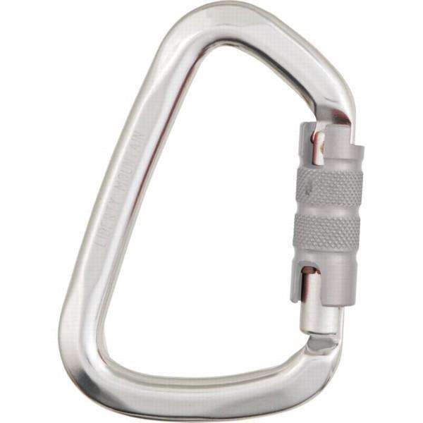 Aluminum Large "D" 3 Auto Lock Carabiner Open Wide For Multiple Ropes Or Sling
