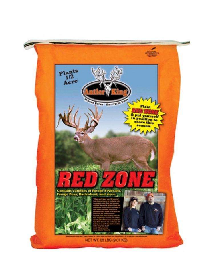 Antler King Red Zone Food Plot Mix 20 Lbs Ideal For Whitetail Hunters