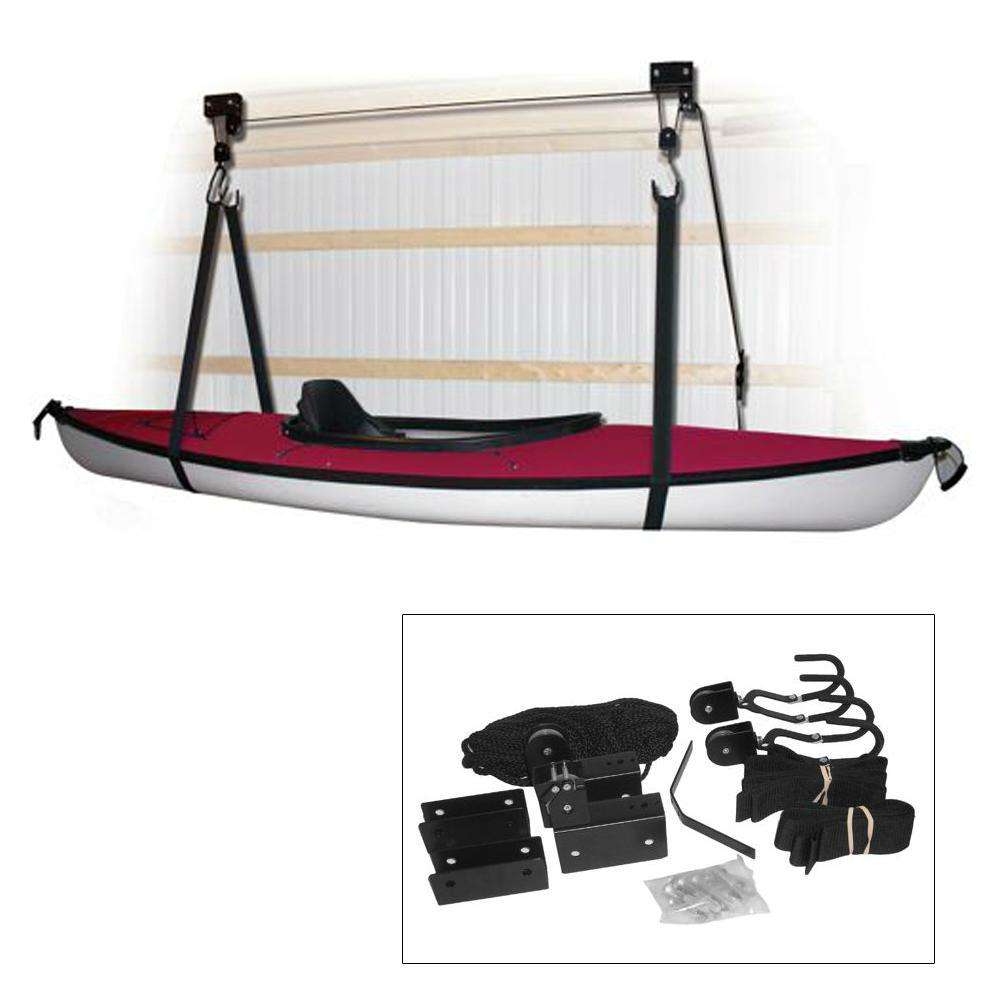 Attwood Marine Black Kayak Hoist System Easy Lifting Pulley System