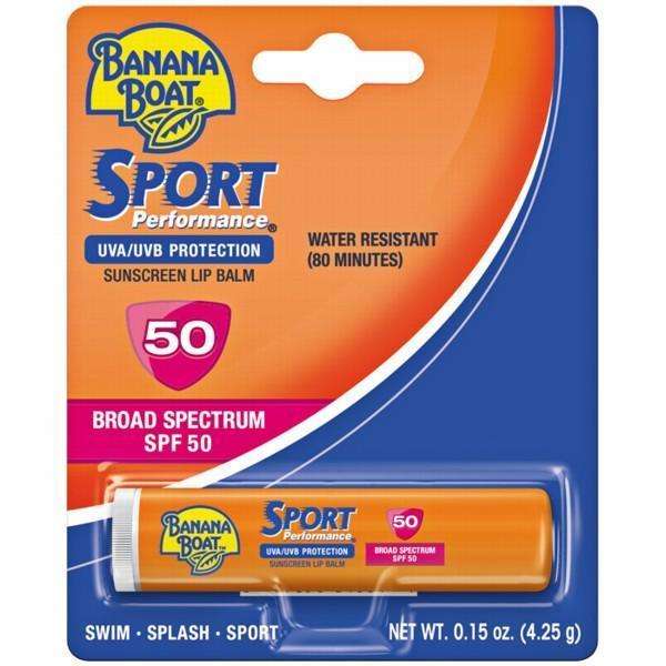Banana Boat Sport Sunscreen Lip Balm SPF50 Water Resistant/UVA/UVB
