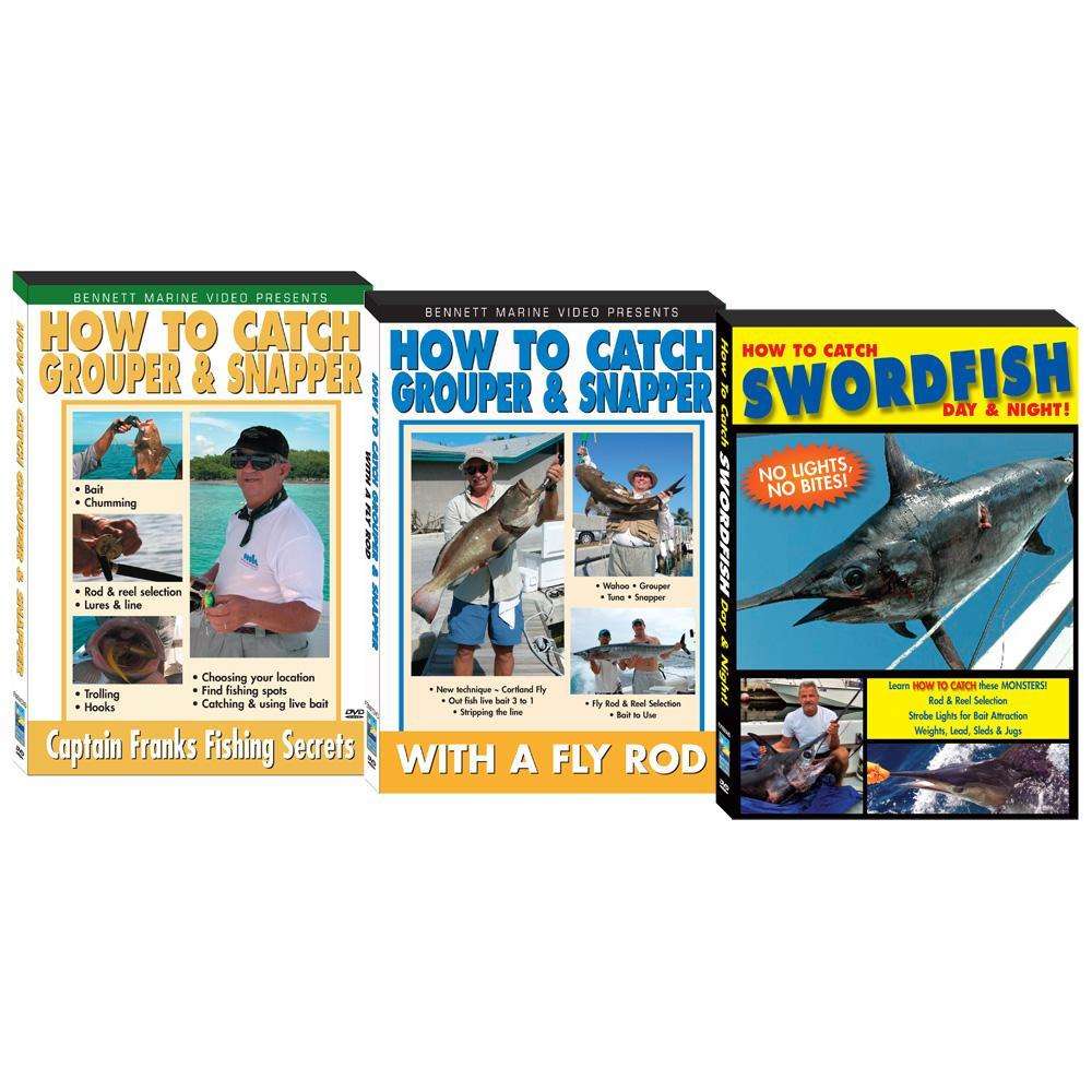 Dvd Grouper, Snapper & Swordfish Dvd Set Cortland Fly Rod