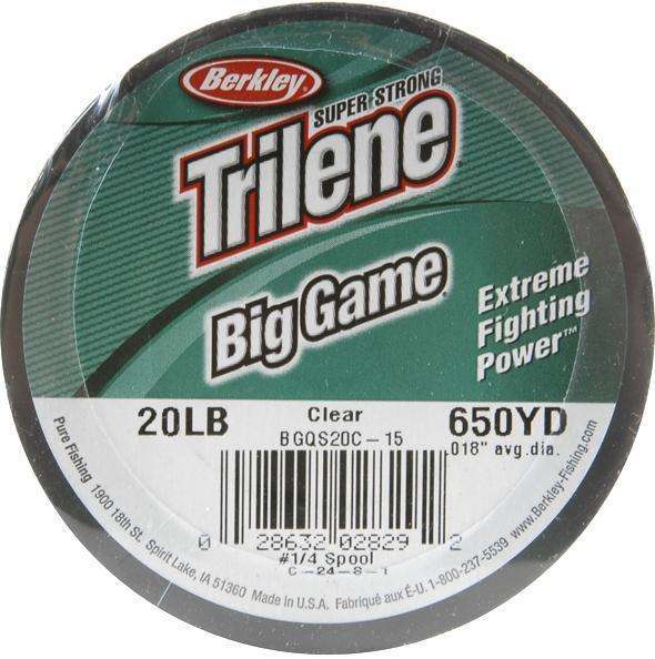 Berkley Green Trilene Big Game Monofilament Spool 275 Yards 50 Pounds ...