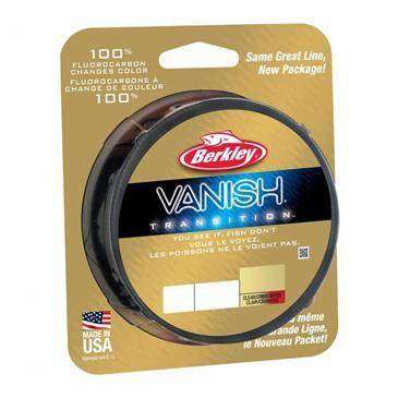 Berkley Vanish Transition Line 8-Pound Test - Fluorocarbon Changes