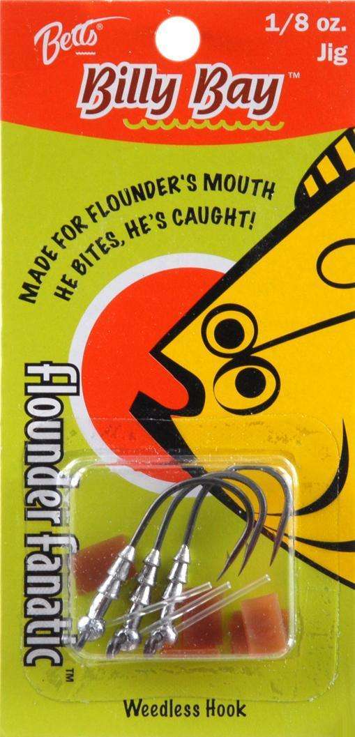 Betts Flounder Fanatic Jig 1/8 Ounce This Jig Works Great w/Live Bait