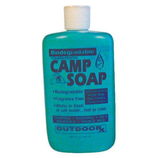 Biodegradable Concentrated Camp Soap 8 Ounce Fragrance Free, Camping