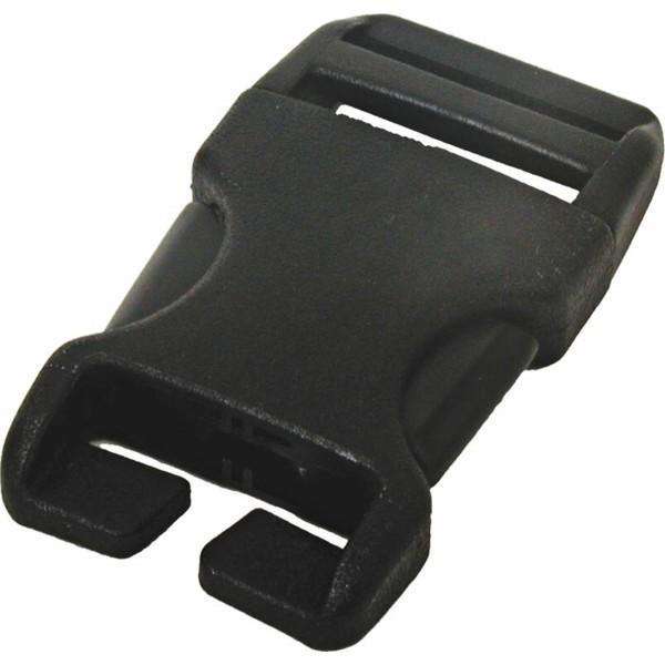 Black 1'' Field Repair Side Release Buckle 2 PK Replacement/NoSewing