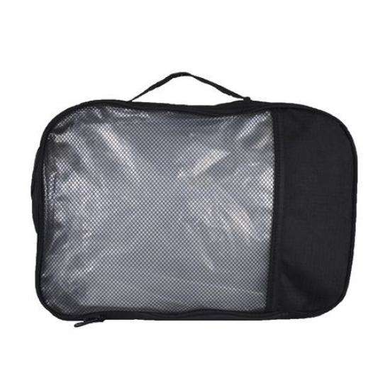 BLACK ENHANCED TRAVEL ORGANIZER CASE Carry/Zipper Closure, 14 x 10 x