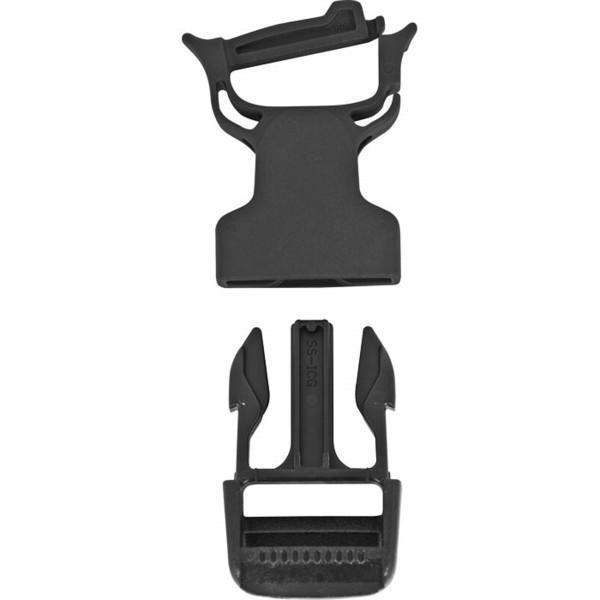 Black Quick Attach Repair Buckle 1'' Replace A Broken Buckle w/Out