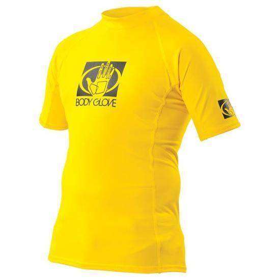 Body Glove Yellow Fitted Rashguard Jr Shirt 14 UV Protection/Flatlock