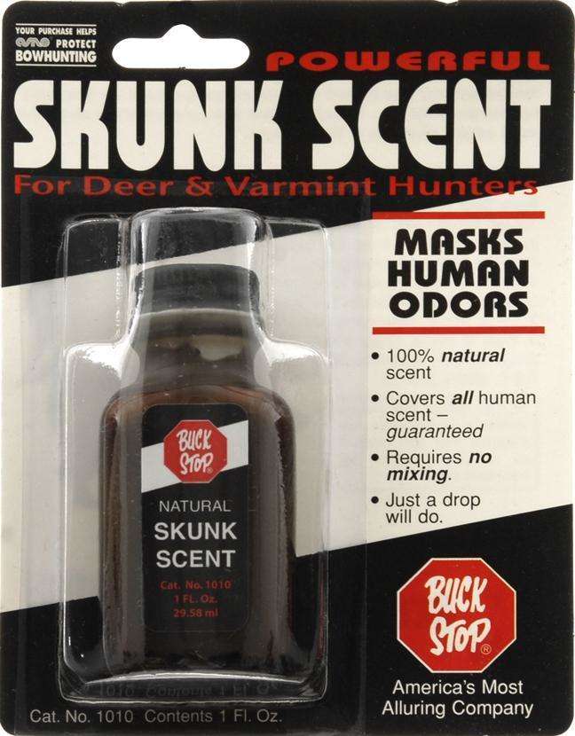 Buck Stop Lure Natural Skunk Scent Masks Human Odors