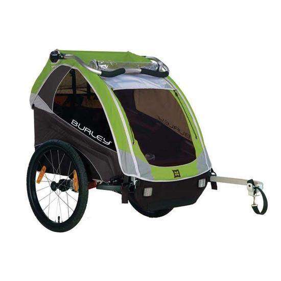 Burley Green D'Lite The Most Comfortable And Stylish Bike Trailer