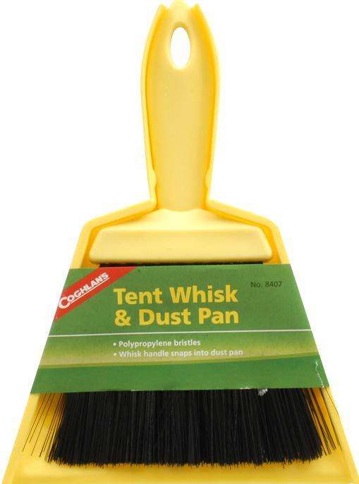 Coghlan's Tent Whisk & Dust Pan 3.5 Ounce 8.5'' Great For Cleaning