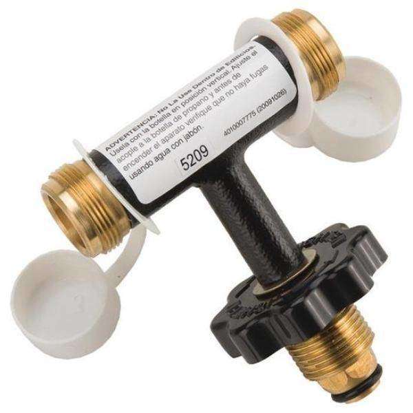 Coleman Propane Tee/Bulk Adapter Constructed Out Of Steel & Brass