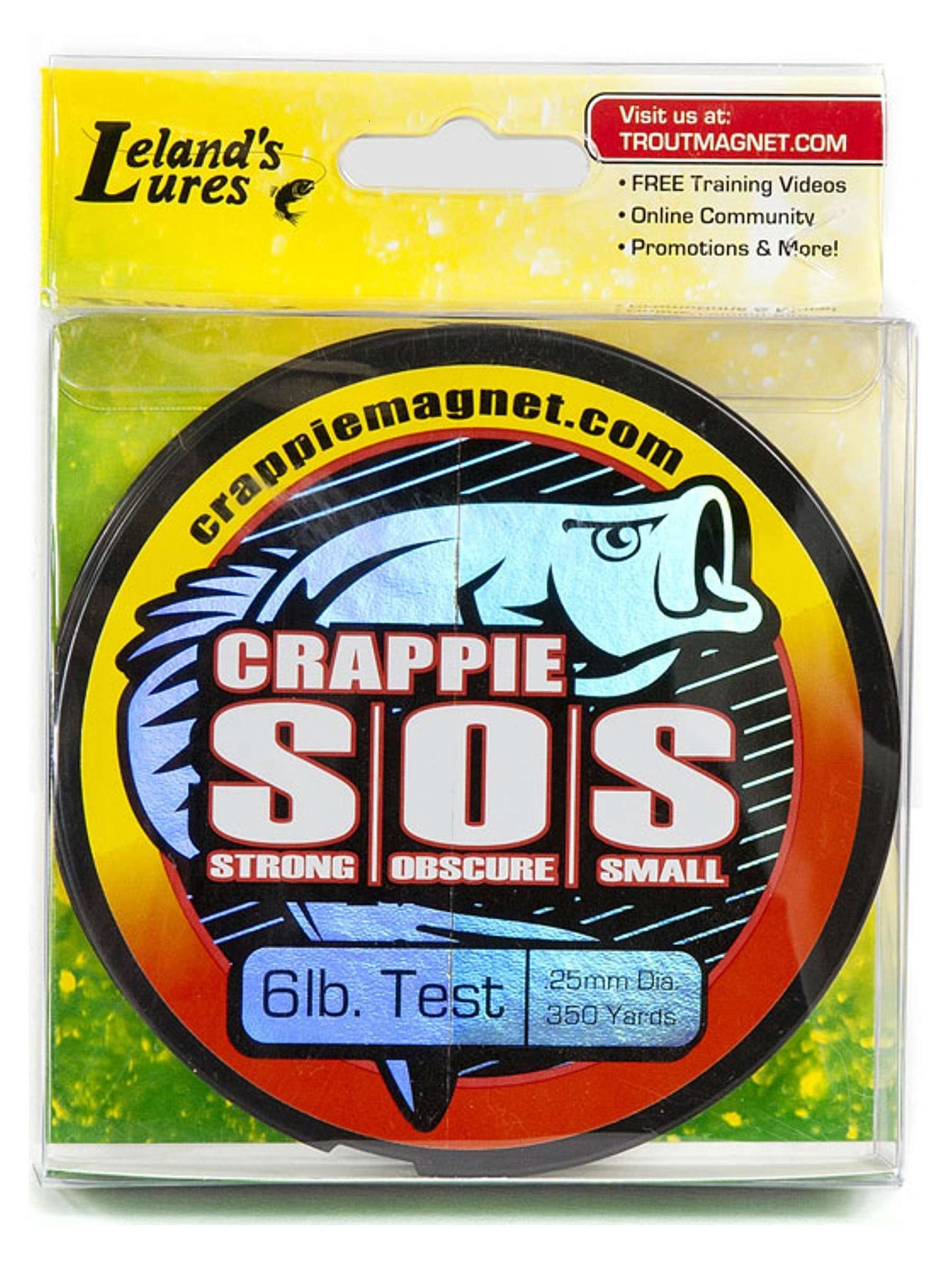 Crappie Ice Blue Sos Crappie Line 6 Lbs Pounds Test Excellent