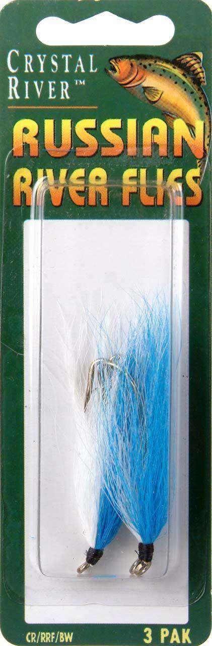 Crystal River Purple/White Russian River Fly 3 Per Pack - Extra Sharp Hooks