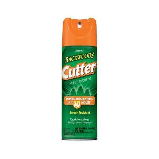 Cutter Backwoods Unscented Aerosol 6 Ounce OZ Insect Repellent, Long Lasting