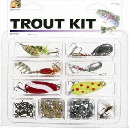 Danielson Fishing Kit Trout 68 Piece Everything You Need To Fill That