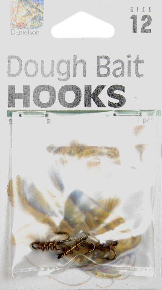 Danielson Dough Bait Hooks Size 8 Curved Point/Regular