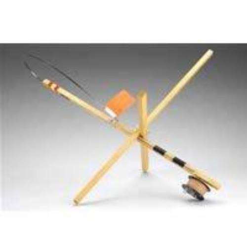 Deluxe Wood Tipup W/line Ideal For Deep Snow Cover, Rust Resistant