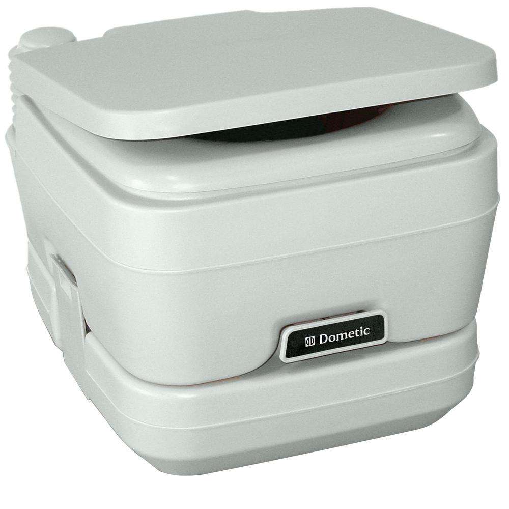 Dometic 964 Portable Toilet 2.5 Gallon Platinum ScratchResistant