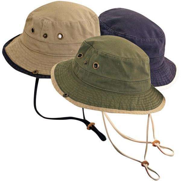 Dorfman Pacific Assorted Color Kids Boonie Hat Washed Cotton Twill