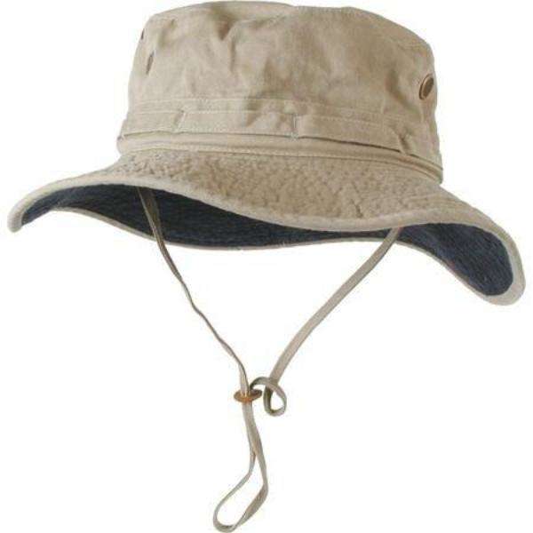 Dorfman Pacific Boonie Hat Khaki Large Garment Washed Twill Boonie