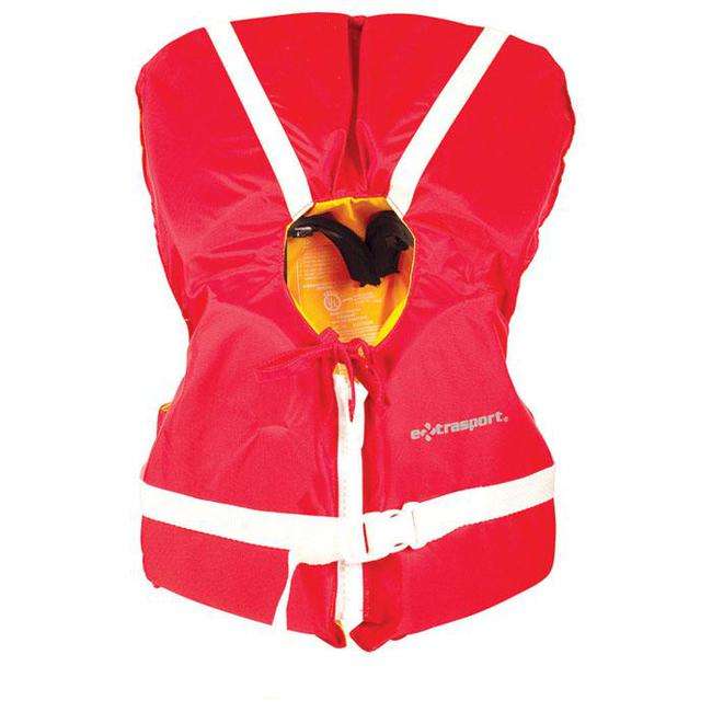 Extrasport Children'S Type Ii Youth Life Vest Adjustable Leg Straps