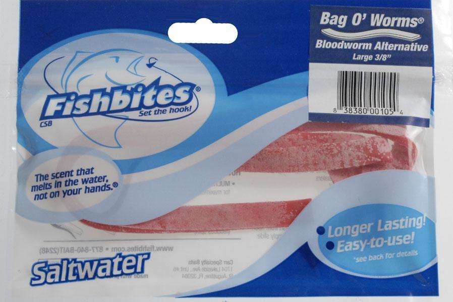 Fishbites Bloodworms Bait 3/8W 12 LFishbites Bloodworms Bait 3/8W 12 L  