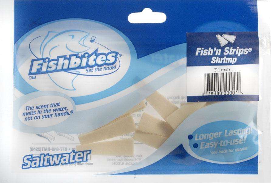 Fishbites Orange Shrimp Strip Bait 15 Pack Perfect Bait For Surf