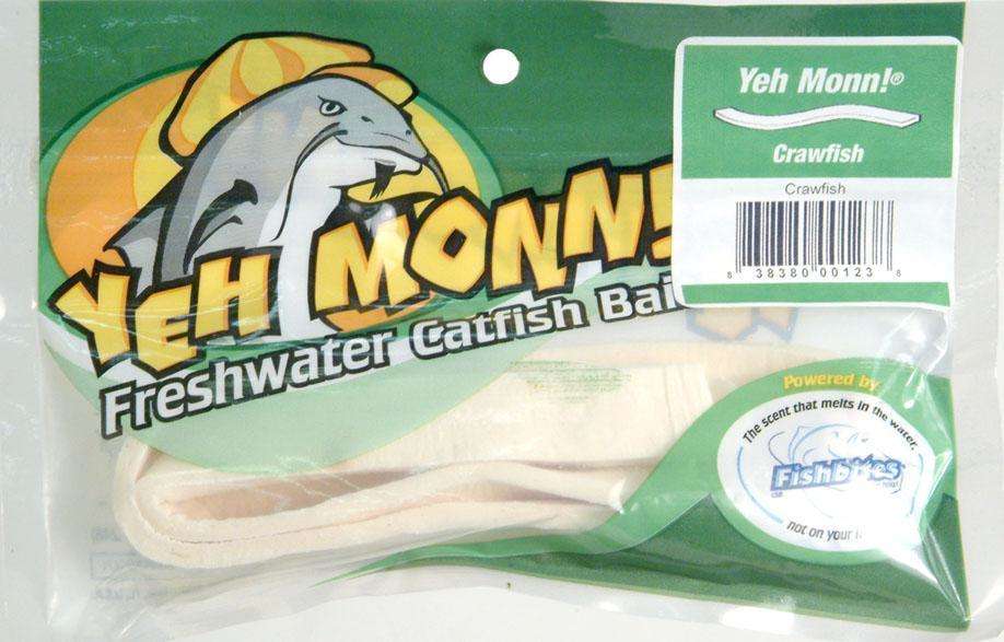Fishbites Yeh Monn Catfish Crawfish Bait 5/8'' x 13'' 100