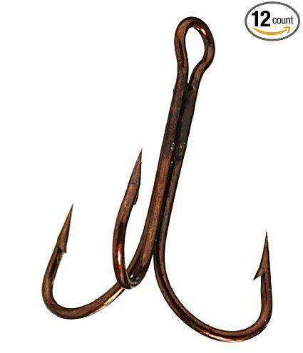 Spoonbill King Barbless Treble Hooks 12 Per Pack Size 8/0 - Strong, Sharp