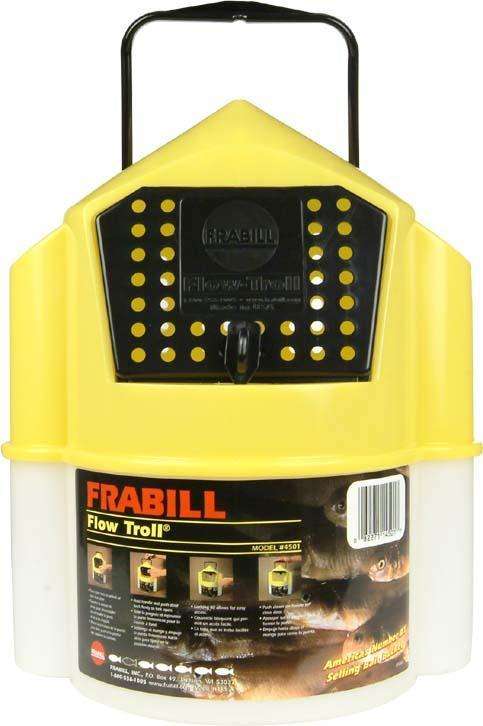Frabill Flow Troll 6 Quart - 6 Quart Capacity Will Hold Your Day's Bait