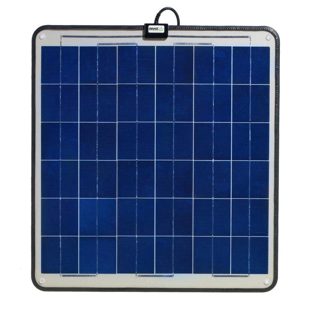 Ganz EcoEnergy 30W Semi Flexible Solar Panel Weatherproof