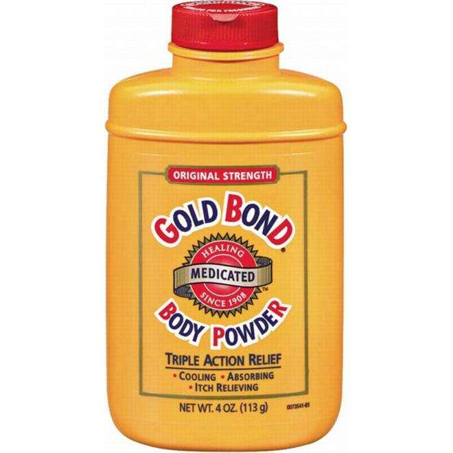 Gold Bond Medicated Powder 4 Ounce OZ Relieves Itch, Absorbs Moisture