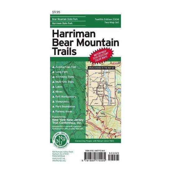 Harriman Bear Mountain State Park - Harriman Bear Mountain State Park Trails Map Two Map Set 9781880775677 130994591848804755